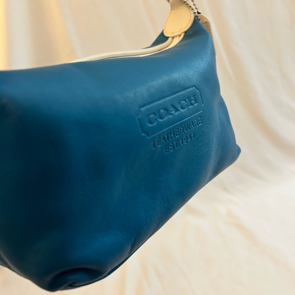 Coach Blue Leather Mini Bag - Picture 11 of 11